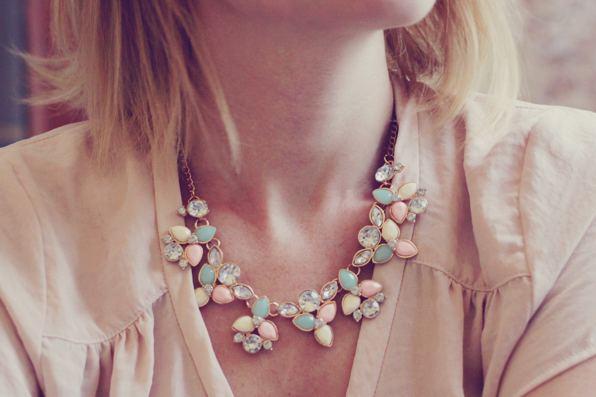 candy colored necklace