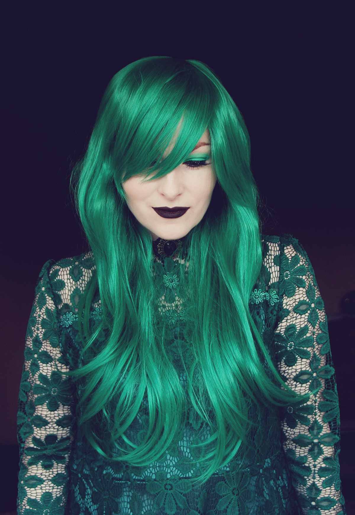 dresslily-emerald-green-wig