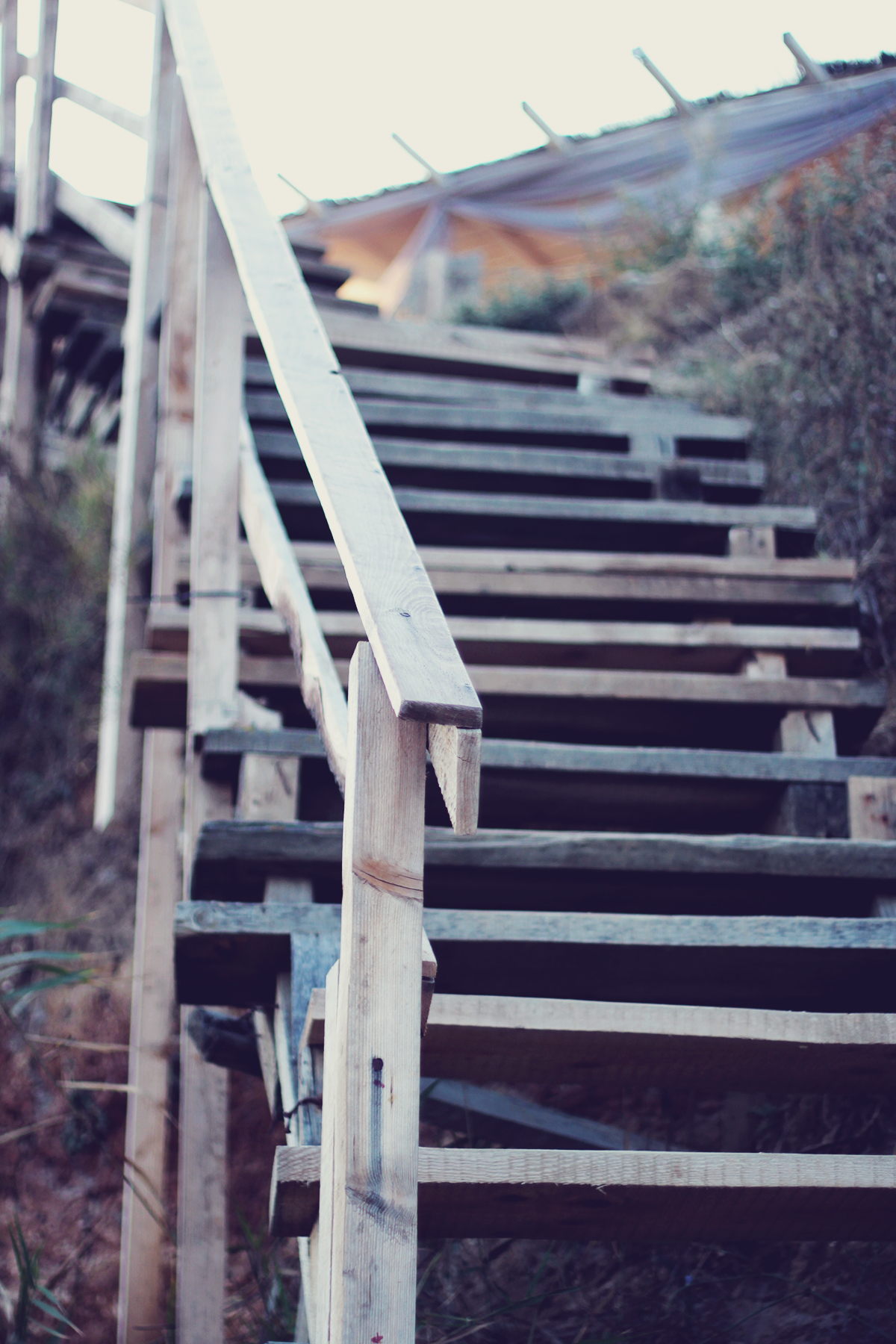 stairs, beach, vama veche