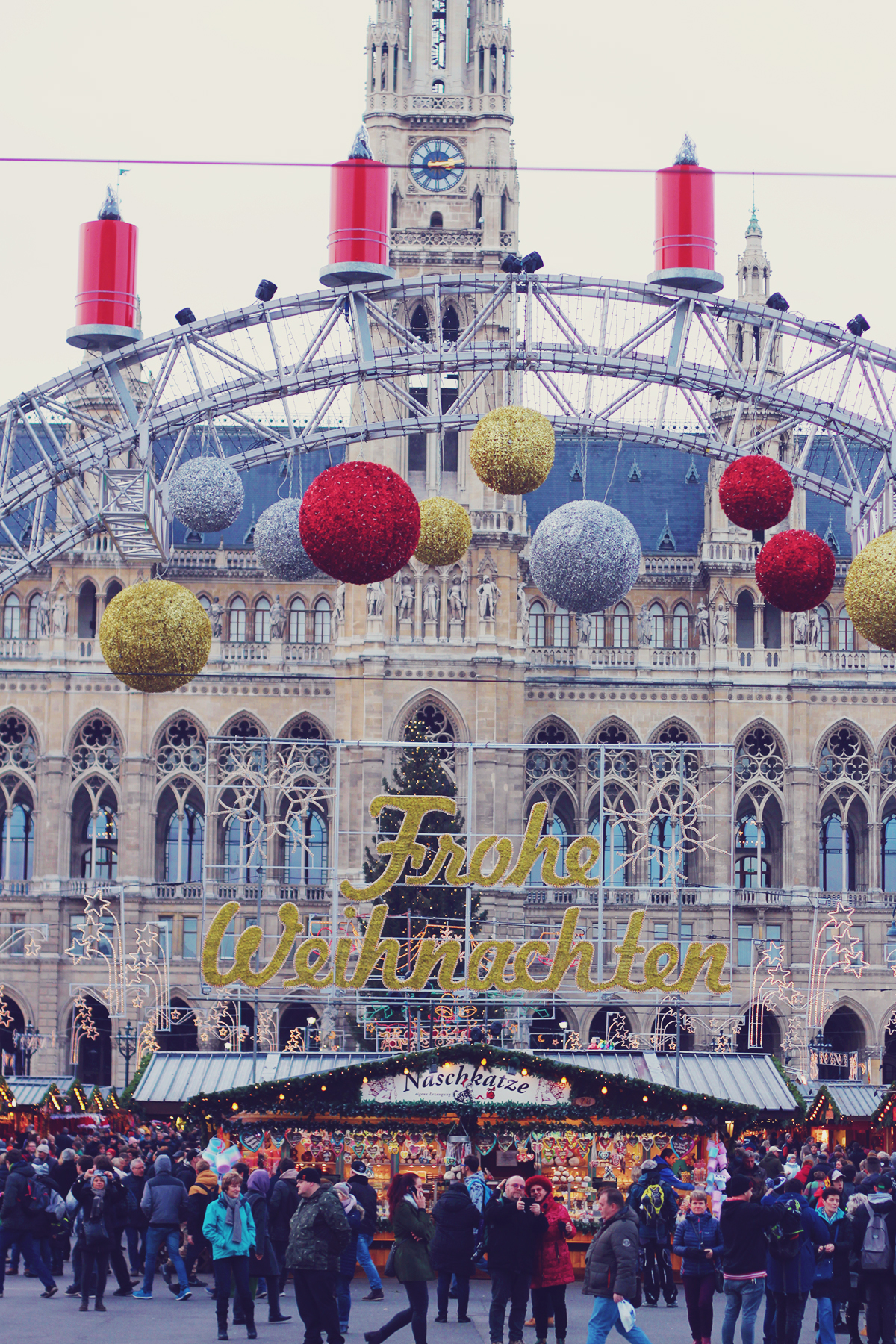 Vienna Christmas Market, Rathaus, winter, travel