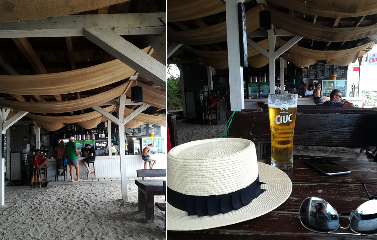 arca bar, vama veche, beach bar, beer, summer, straw hat