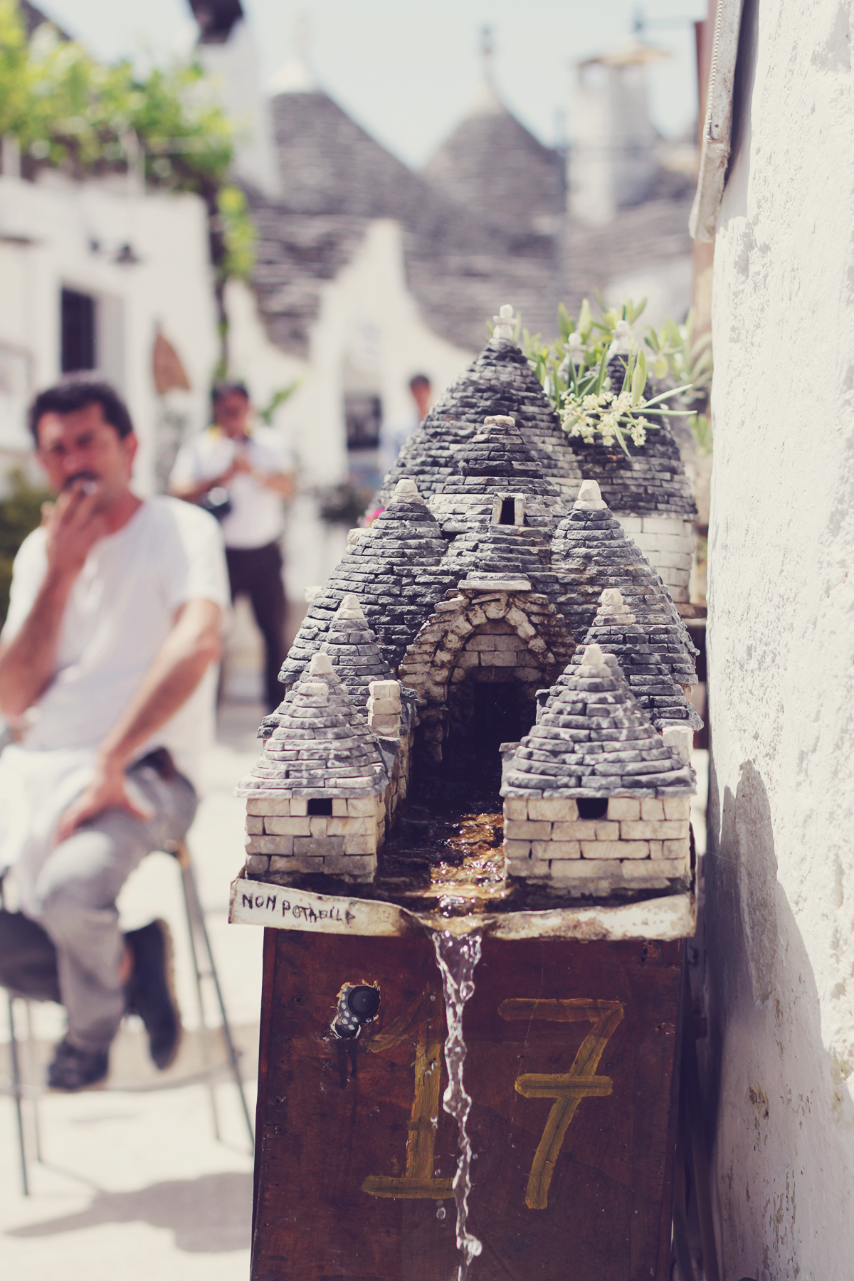 Alberobello, Italy, travel, travel tips, beautiful trulli fountain