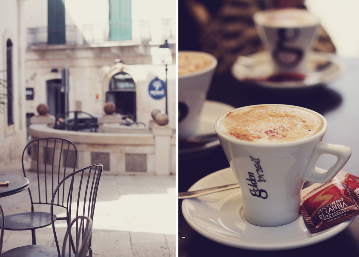 coffee in Alberobello, Italy, travel, travel tips
