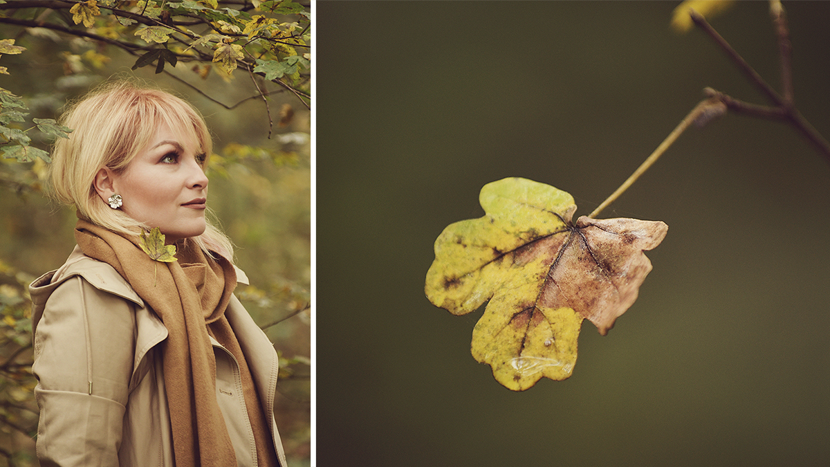 autumn look, fall look, autumn in the woods, trench coat, cashmere scarf, vintage earrings, autumn colors