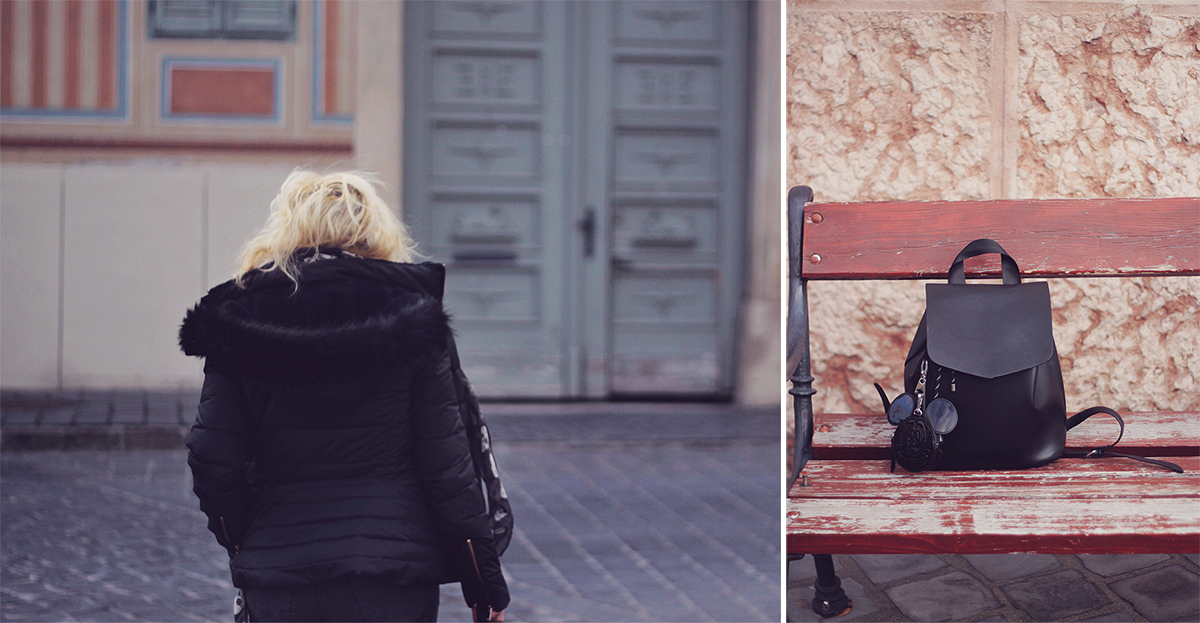 Budapest, winter fashion, winter look, Zara jacket, Zara backpack