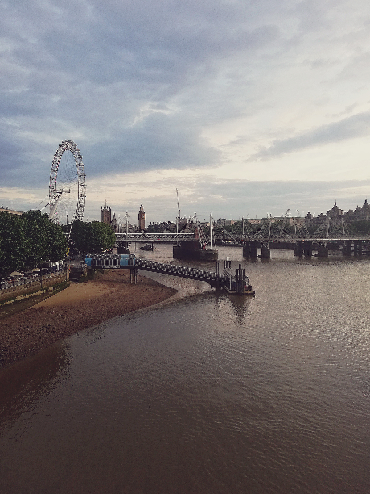 London, river Thames and Westminster