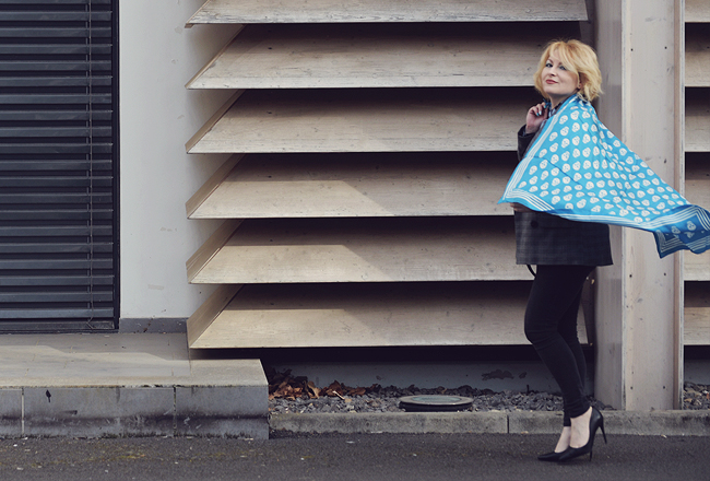 The Baby Blue McQueen Scarf