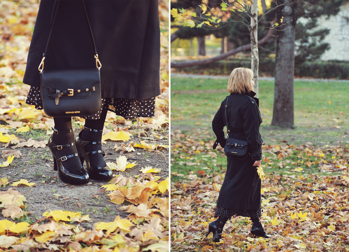 All Black Autumn Outfit with Vivienne Westwood Mary Jane Heels