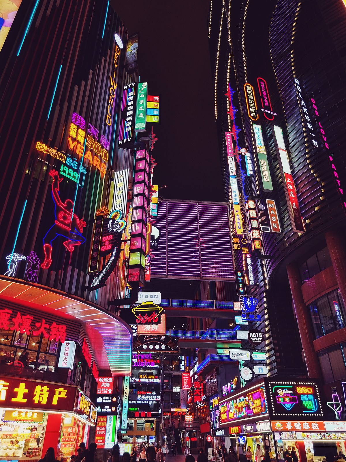 Chongqing The Cyberpunk City- Jiaochangkou Night Market