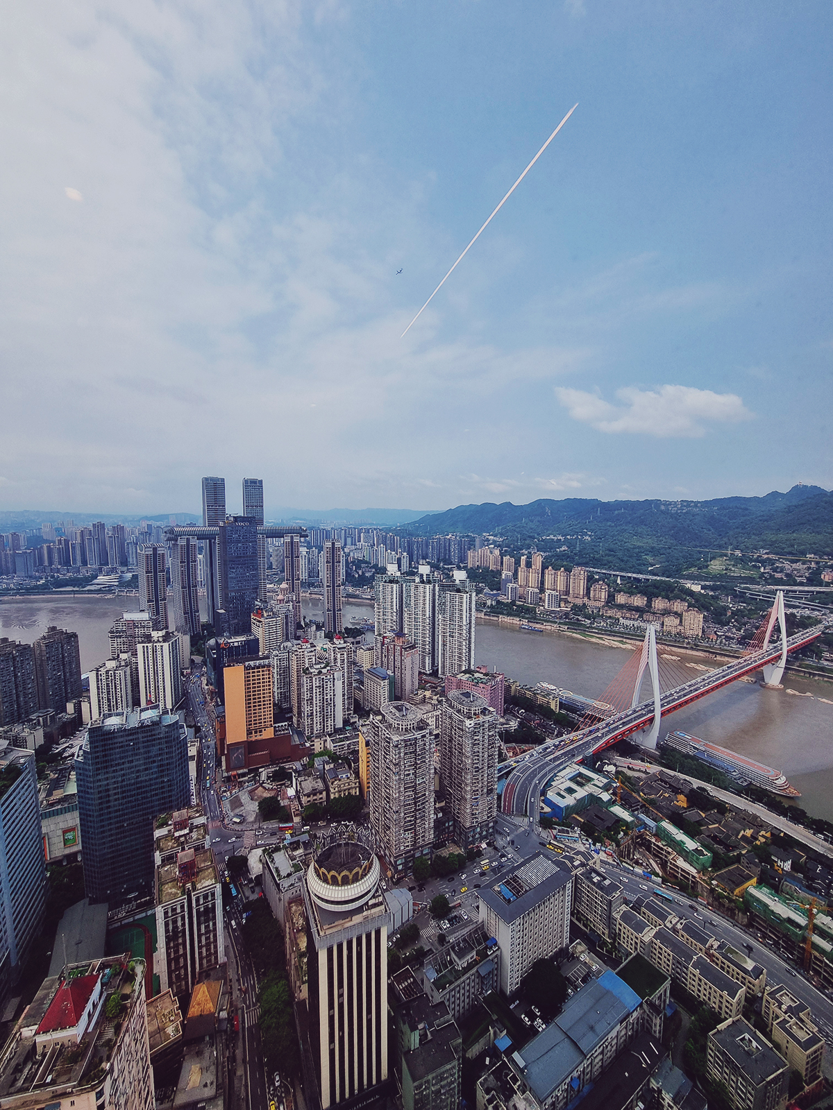Chongqing - View from hotel room 57 floor